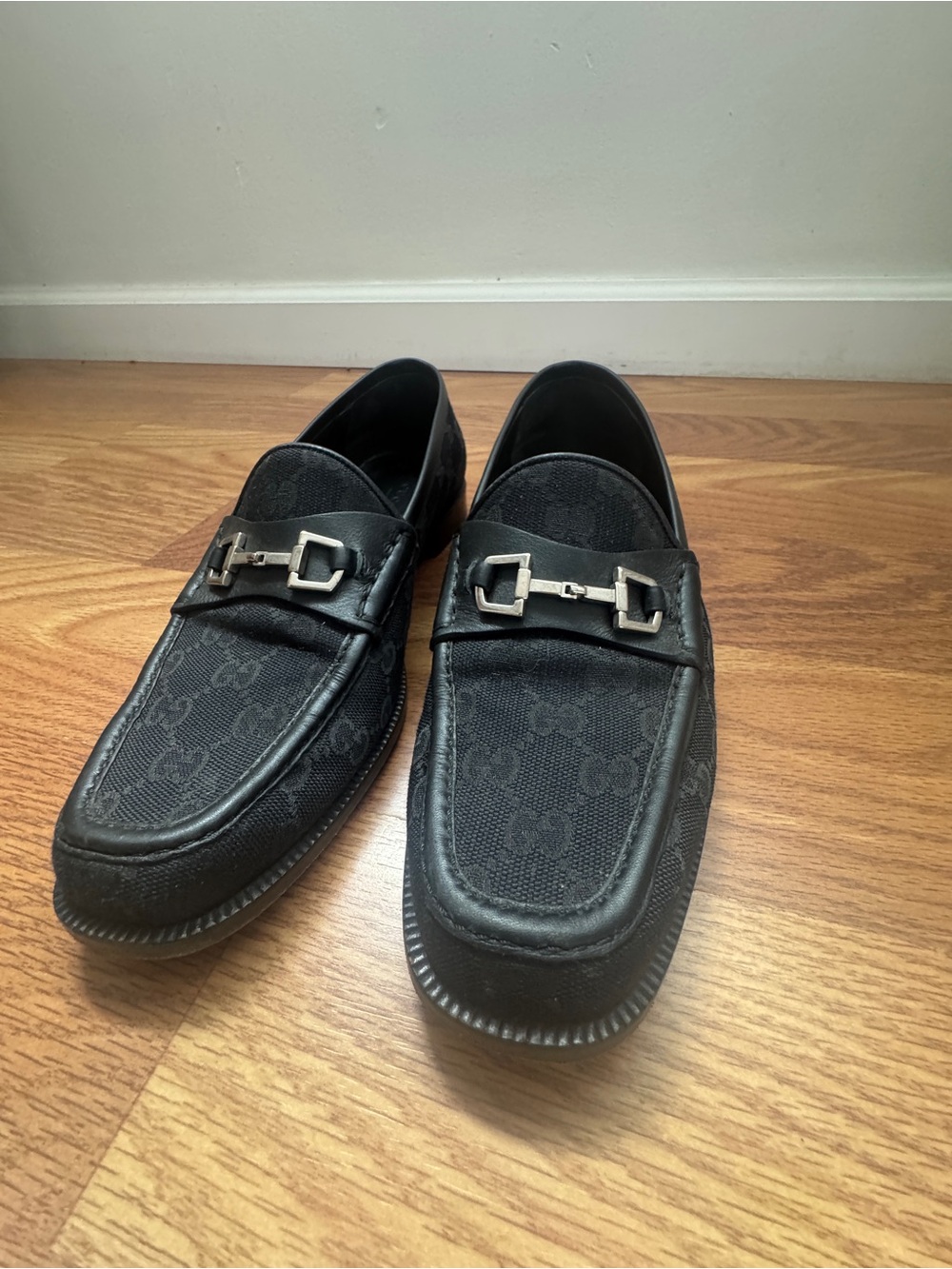 Black Gucci Bit Loafers